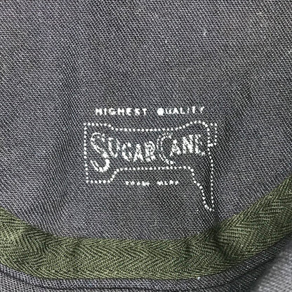 SUGAR CANE | シュガーケーン WABASH STRIPE PORKPIE HAT ハット SC02467 ネイビー【倉吉店】