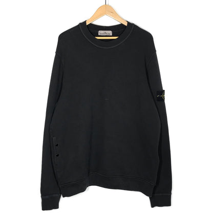 STONE ISLAND | ストーンアイランド FELPA プルオーバー クルーネックスウェット スウェット 811561241 ブラック サイズ：L【倉吉店】