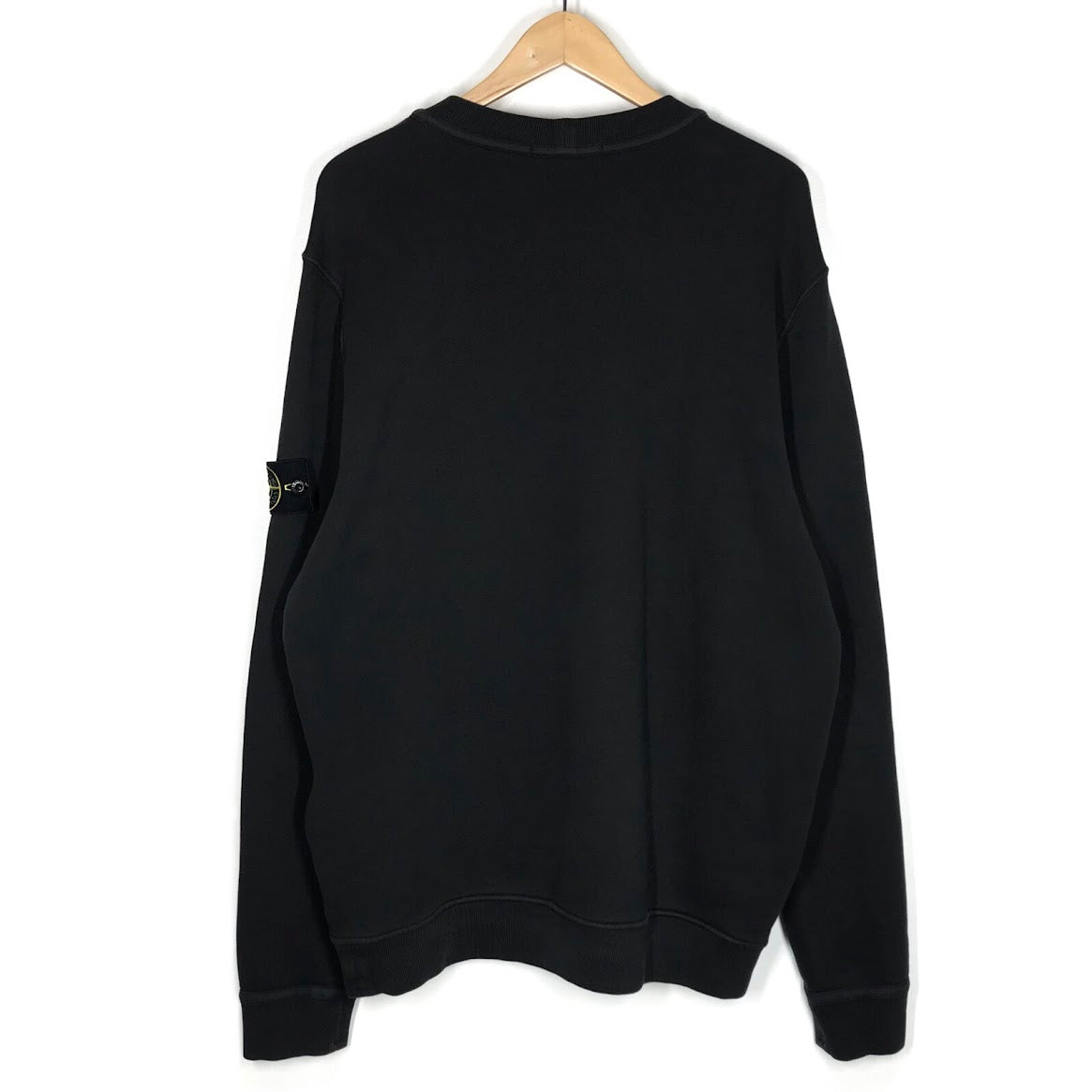 STONE ISLAND | ストーンアイランド FELPA プルオーバー クルーネックスウェット スウェット 811561241 ブラック サイズ：L【倉吉店】