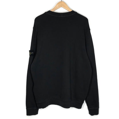STONE ISLAND | ストーンアイランド FELPA プルオーバー クルーネックスウェット スウェット 811561241 ブラック サイズ：L【倉吉店】