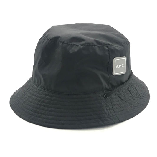 A.P.C | アーペーセー ロゴパッチバケットハット サイズ:60 ハット PSAHT-M24118 ブラック【倉吉店】