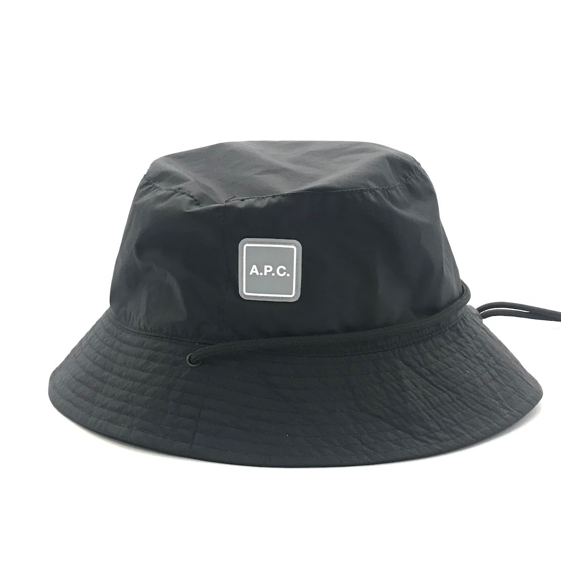 A.P.C | アーペーセー ロゴパッチバケットハット サイズ:60 ハット PSAHT-M24118 ブラック【倉吉店】