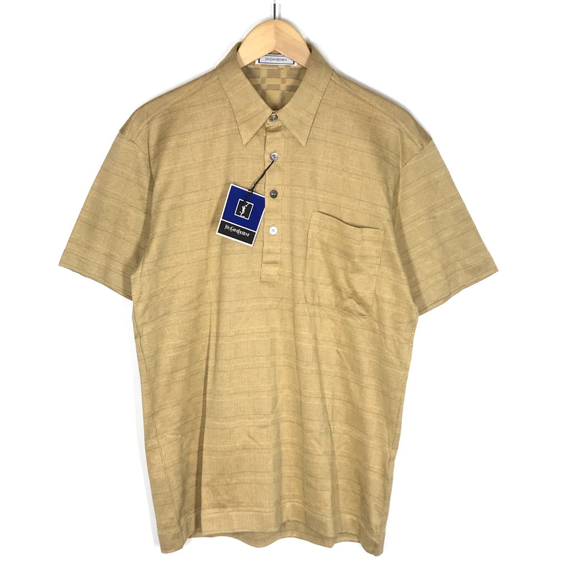 YVES SAINT LAURENT | イヴ・サンローラン ポロシャツ SD30-541 ベージュ サイズ：M【倉吉店】