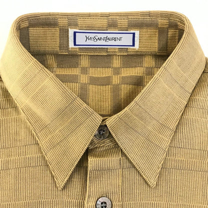 YVES SAINT LAURENT | イヴ・サンローラン ポロシャツ SD30-541 ベージュ サイズ：M【倉吉店】