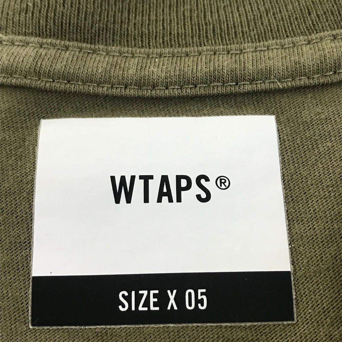 W)TAPS | ダブルタップス STENCIL / SCREEN SS TEE 半袖Ｔシャツ 211PCDT-ST06S カーキ サイズ：5【倉吉店】