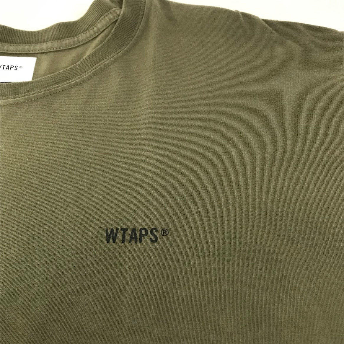 W)TAPS | ダブルタップス STENCIL / SCREEN SS TEE 半袖Ｔシャツ 211PCDT-ST06S カーキ サイズ：5【倉吉店】