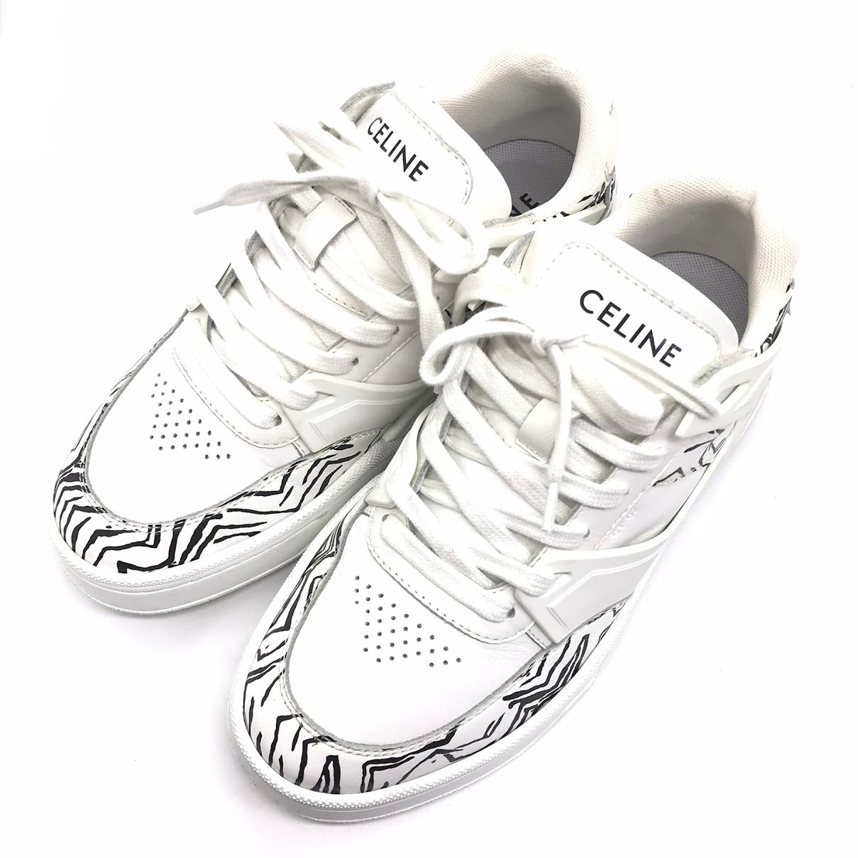 CELINE | セリーヌ CT-07 TRAINER LOW LACE UP スニーカー RM0213 ホワイト サイズ：39【倉吉店】