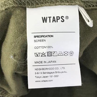 W)TAPS | ダブルタップス STENCIL / SCREEN SS TEE 半袖Ｔシャツ 211PCDT-ST06S カーキ サイズ：5【倉吉店】