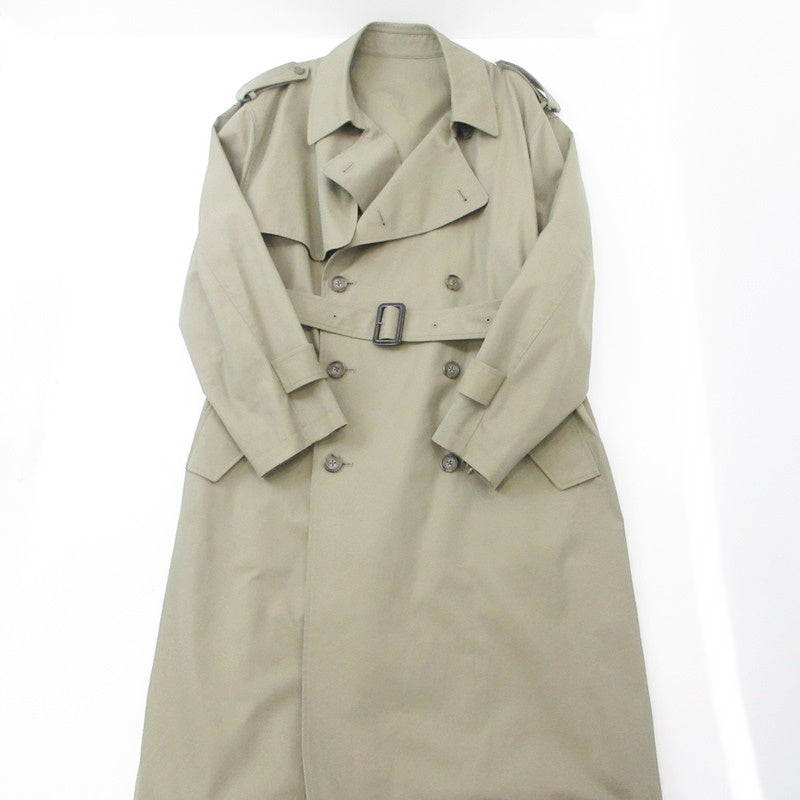 【中古】stein | シュタイン OVERSIZED TRENCH COAT トレンチコート 404-1 2022A/W ベージュ サイズ：M