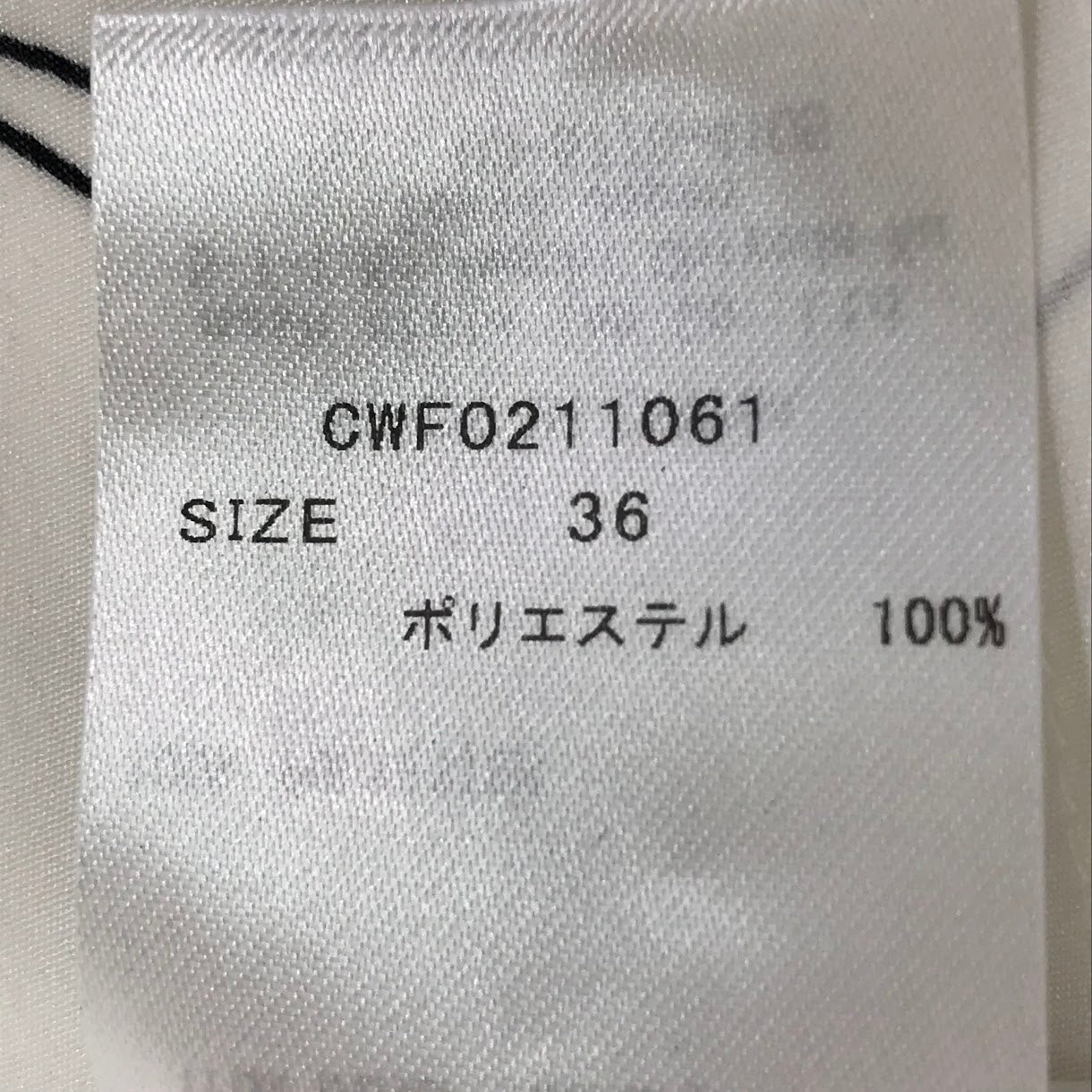 CELFORD | セルフォード ラインフラワープリントワンピース 花柄 ワンピース CWFO211061 ホワイト サイズ：36【倉吉店】