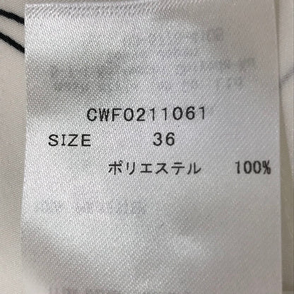CELFORD | セルフォード ラインフラワープリントワンピース 花柄 ワンピース CWFO211061 ホワイト サイズ：36【倉吉店】