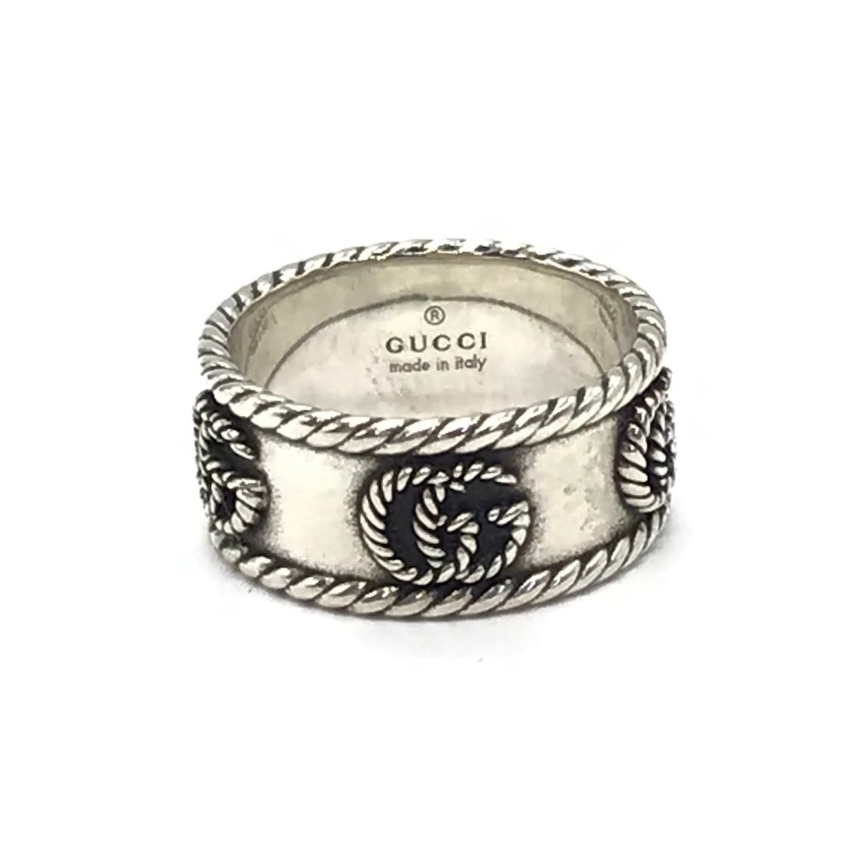 GUCCI | グッチ ダブルGリング リング・指輪 627729 シルバー サイズ:13号【倉吉店】