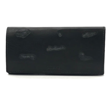DIESEL | ディーゼル レザー×デニム 二つ折り長財布 長財布 X03807-PS978/H3820 ブラック【倉吉店】