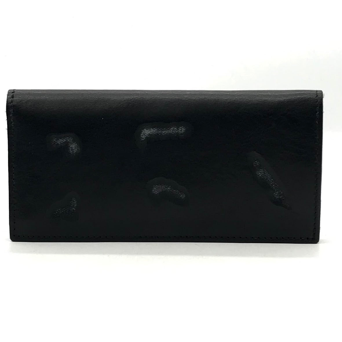 DIESEL | ディーゼル レザー×デニム 二つ折り長財布 長財布 X03807-PS978/H3820 ブラック【倉吉店】