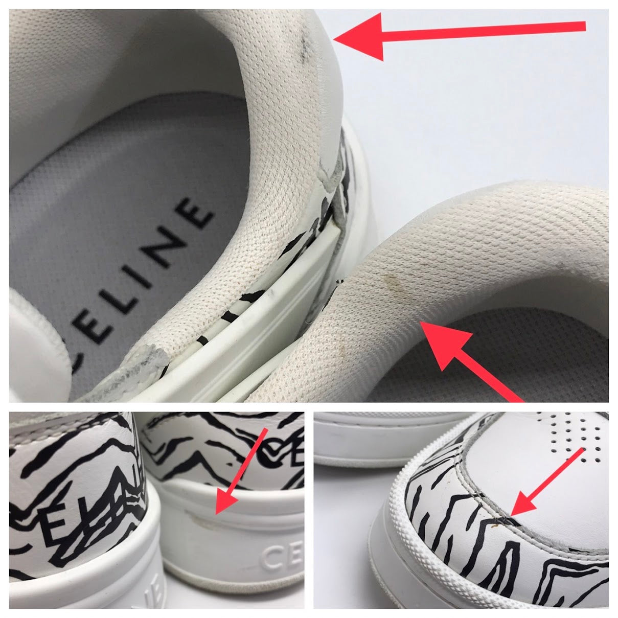 CELINE | セリーヌ CT-07 TRAINER LOW LACE UP スニーカー RM0213 ホワイト サイズ：39【倉吉店】