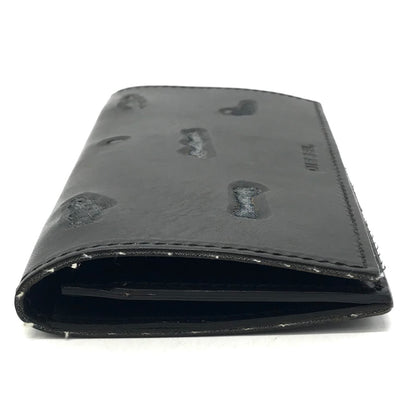 DIESEL | ディーゼル レザー×デニム 二つ折り長財布 長財布 X03807-PS978/H3820 ブラック【倉吉店】