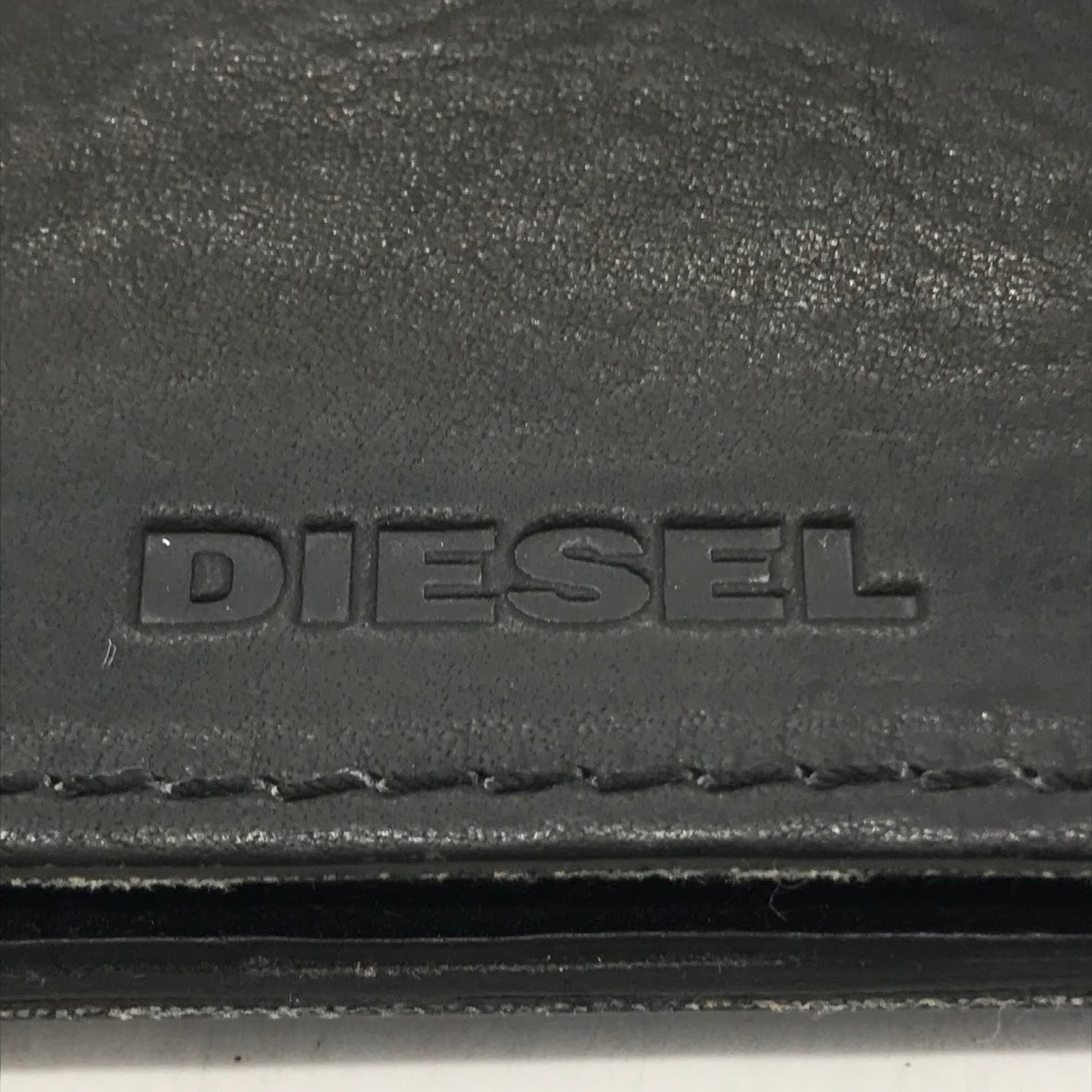 DIESEL | ディーゼル レザー×デニム 二つ折り長財布 長財布 X03807-PS978/H3820 ブラック【倉吉店】