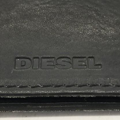 DIESEL | ディーゼル レザー×デニム 二つ折り長財布 長財布 X03807-PS978/H3820 ブラック【倉吉店】