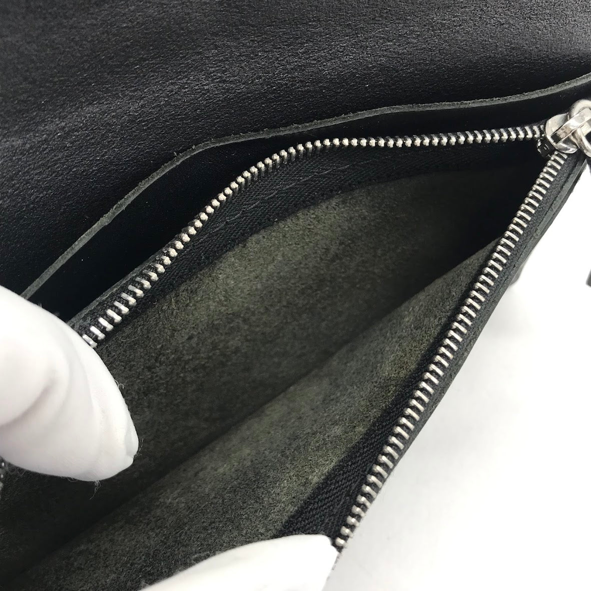 DIESEL | ディーゼル レザー×デニム 二つ折り長財布 長財布 X03807-PS978/H3820 ブラック【倉吉店】