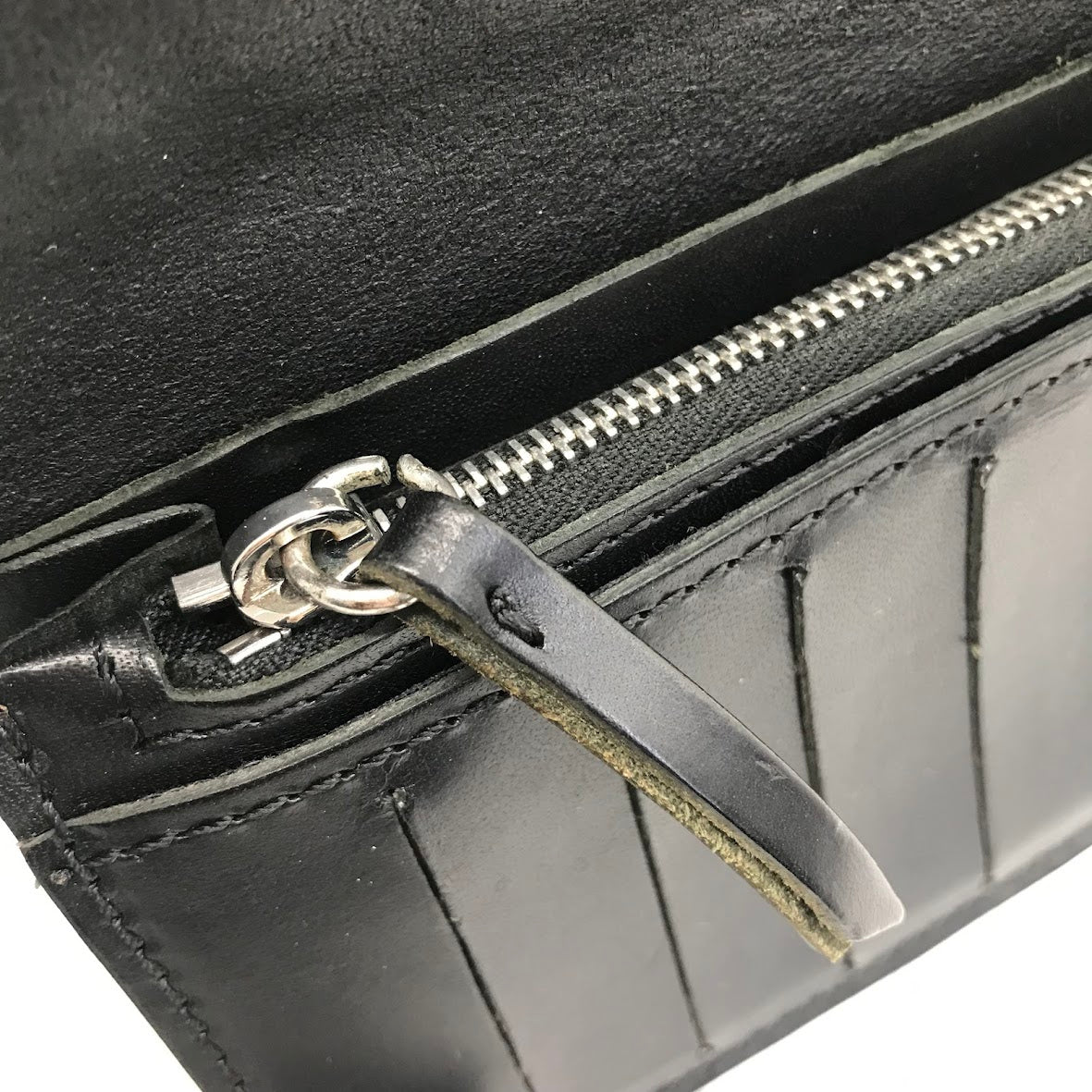 DIESEL | ディーゼル レザー×デニム 二つ折り長財布 長財布 X03807-PS978/H3820 ブラック【倉吉店】