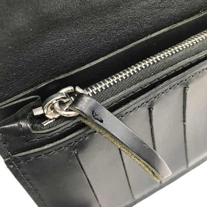 DIESEL | ディーゼル レザー×デニム 二つ折り長財布 長財布 X03807-PS978/H3820 ブラック【倉吉店】