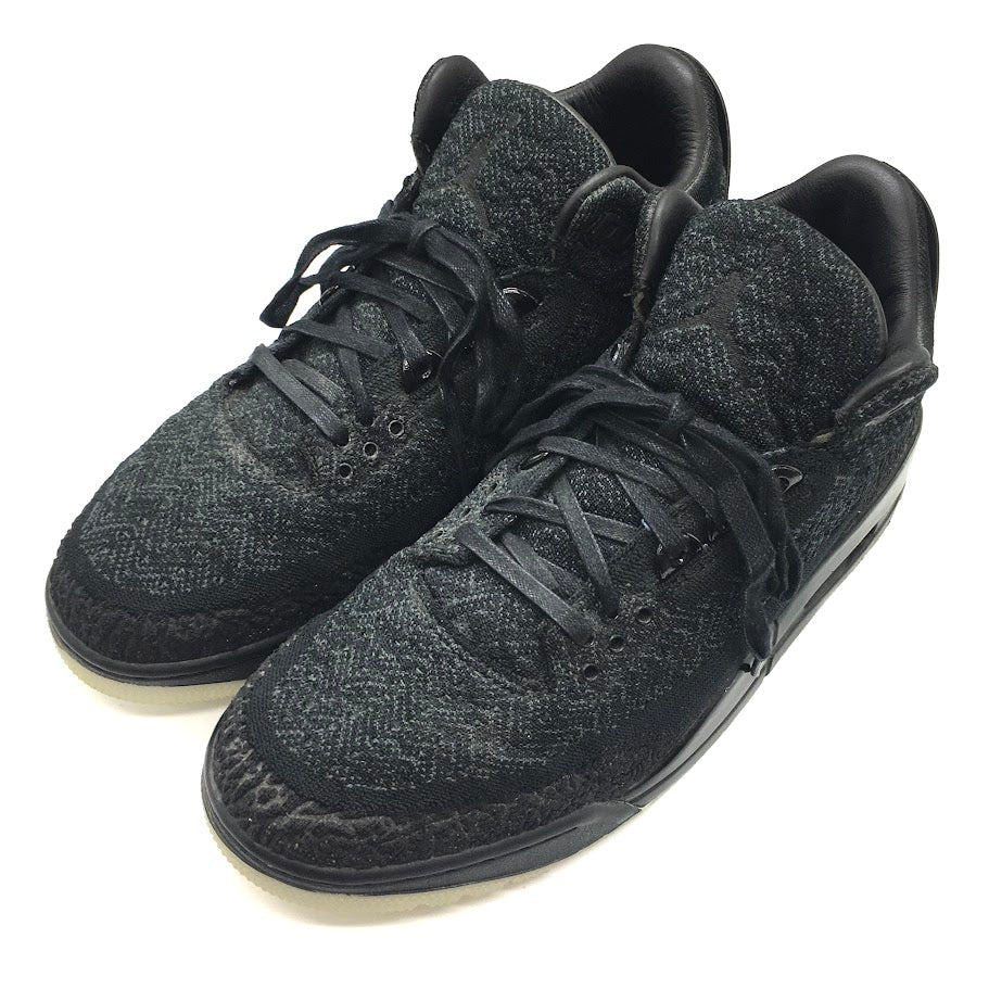 NIKE | ナイキ AIR JORDAN 3 RETRO FLYKNIT スニーカー AQ1005-001 ブラック 27.5cm【倉吉店】