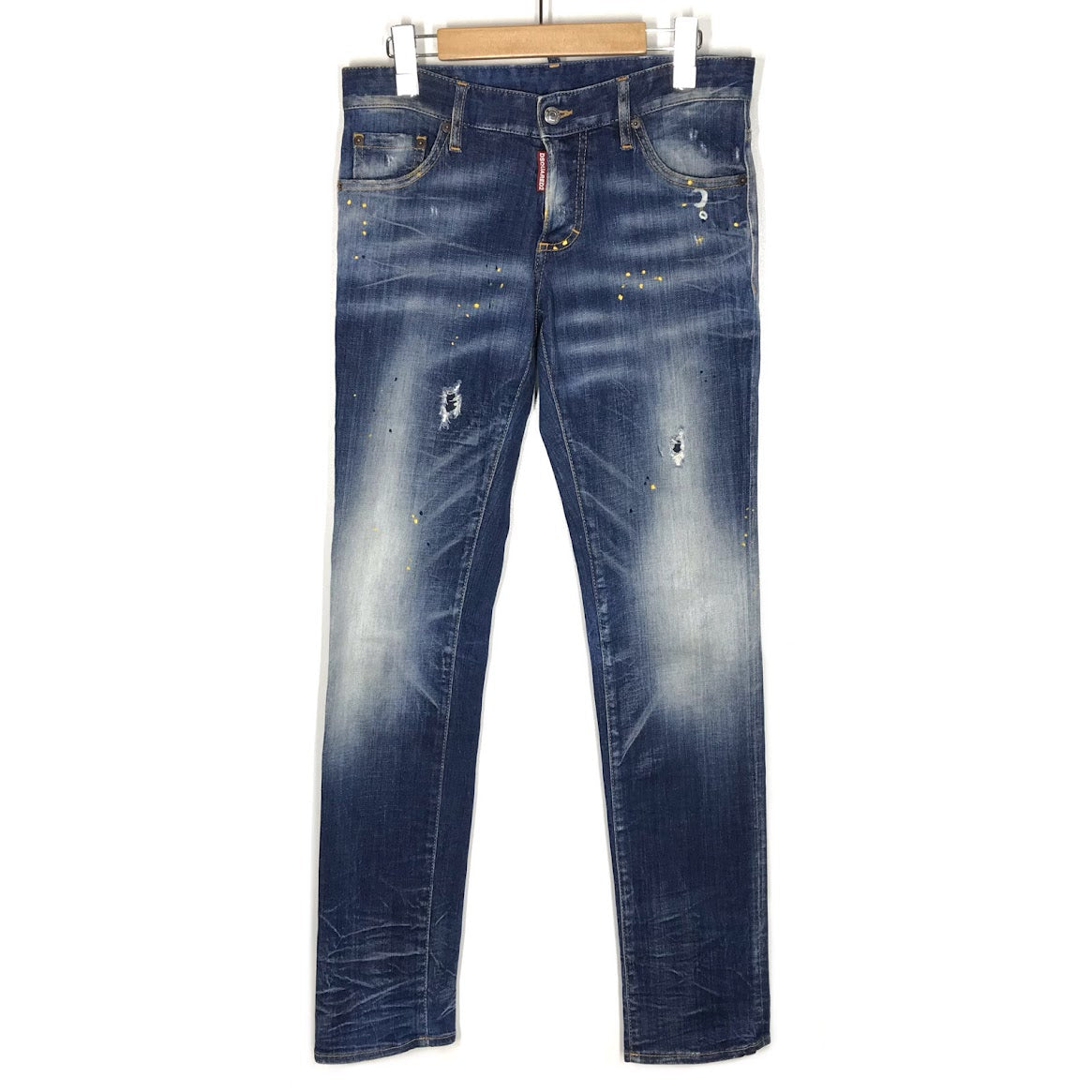 DSQUARED2 | ディースクエアード ペイント ダメージ加工 デニムパンツ S71LA0882 インディゴ サイズ：44【倉吉店】