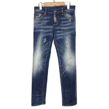 DSQUARED2 | ディースクエアード ペイント ダメージ加工 デニムパンツ S71LA0882 インディゴ サイズ：44【倉吉店】