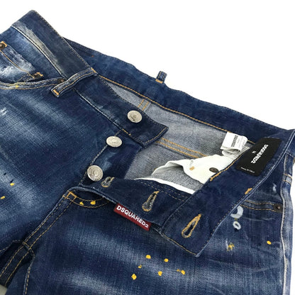 DSQUARED2 | ディースクエアード ペイント ダメージ加工 デニムパンツ S71LA0882 インディゴ サイズ：44【倉吉店】