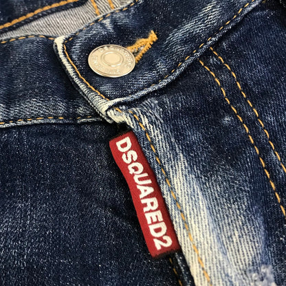 DSQUARED2 | ディースクエアード ペイント ダメージ加工 デニムパンツ S71LA0882 インディゴ サイズ：44【倉吉店】