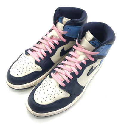 NIKE AIR JORDAN | ナイキ　エアー　ジョーダン AIR JORDAN 1 RETRO HIGH OG スニーカー 555088-140 ブルー 27.5cm【倉吉店】