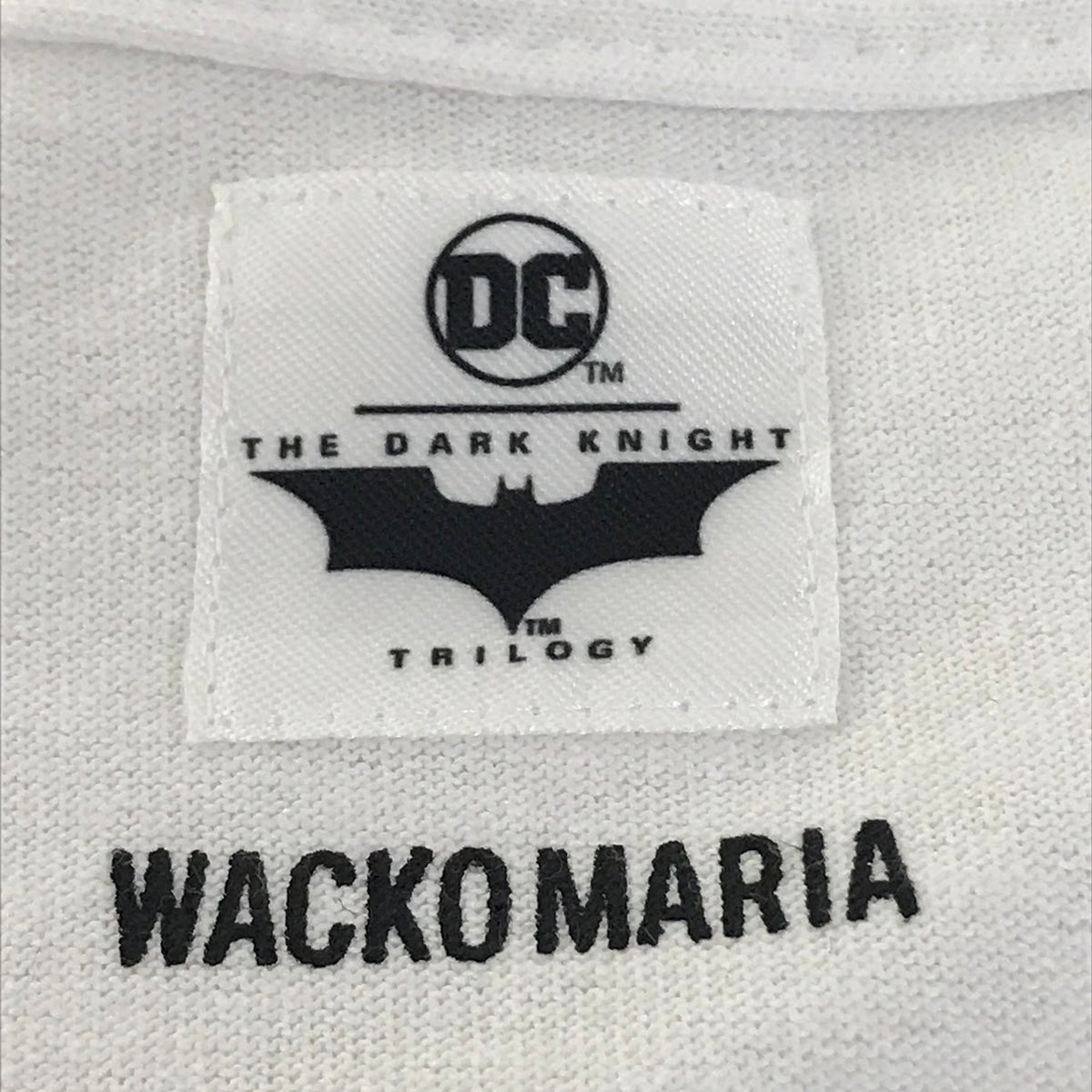 WACKOMARIA | ワコマリア 25SS CREW NECK Tee THE DARK KNIGHT TRILOGY 半袖Ｔシャツ TDKT-WM-TEE05 ホワイト サイズ：XL【倉吉店】