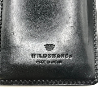 WILDSWANS | ワイルドスワンズ クリスペルカーフクリムト 二つ折り長財布 長財布 ブラック【倉吉店】