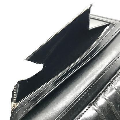 WILDSWANS | ワイルドスワンズ クリスペルカーフクリムト 二つ折り長財布 長財布 ブラック【倉吉店】