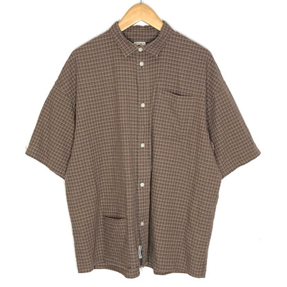 NOROLL | ノーロール Normal Panama S/S Shirt 半袖シャツ NR26-NORMAL ブラウン サイズ：L【倉吉店】