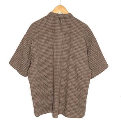 NOROLL | ノーロール Normal Panama S/S Shirt 半袖シャツ NR26-NORMAL ブラウン サイズ：L【倉吉店】