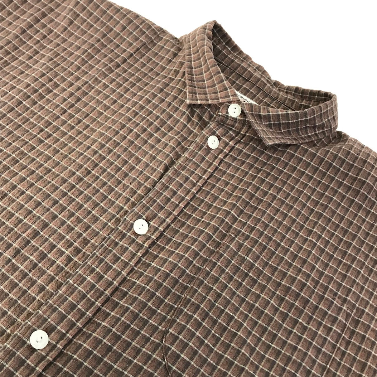 NOROLL | ノーロール Normal Panama S/S Shirt 半袖シャツ NR26-NORMAL ブラウン サイズ：L【倉吉店】