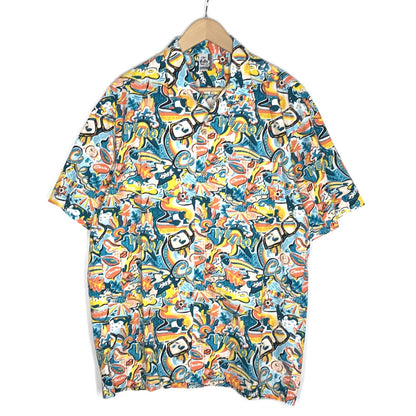 CHUMS | チャムス Chumloha Shirt 半袖シャツ CH02-1105 総柄 サイズ：XL【倉吉店】【代金引換不可・日時指定不可】【ポスト投函】
