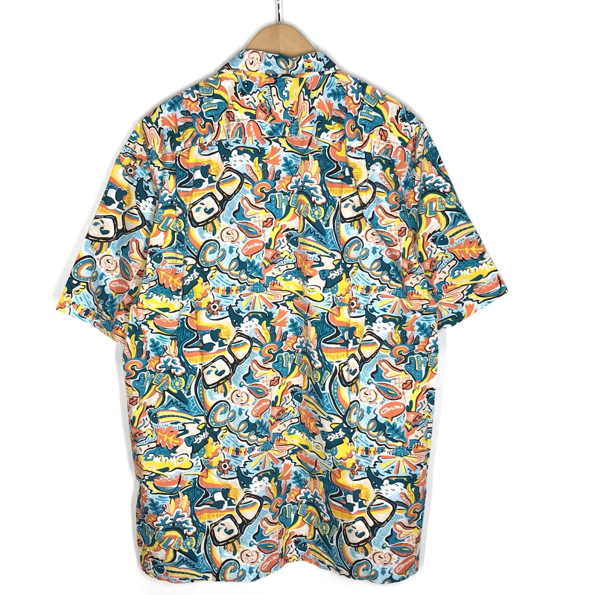 CHUMS | チャムス Chumloha Shirt 半袖シャツ CH02-1105 総柄 サイズ：XL【倉吉店】【代金引換不可・日時指定不可】【ポスト投函】