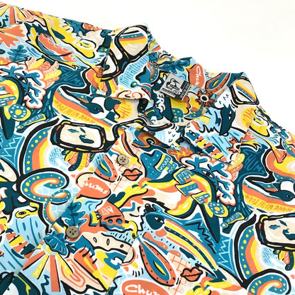 CHUMS | チャムス Chumloha Shirt 半袖シャツ CH02-1105 総柄 サイズ：XL【倉吉店】【代金引換不可・日時指定不可】【ポスト投函】