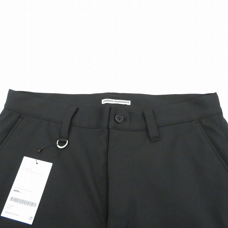 uniform experiment | ユニフォームエクスペリメント HIGH STRETCH PIQUE LONG PANTS パンツ UE-250018 ブラック サイズ：1【瀬戸大橋店】