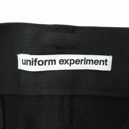 uniform experiment | ユニフォームエクスペリメント HIGH STRETCH PIQUE LONG PANTS パンツ UE-250018 ブラック サイズ：1【瀬戸大橋店】