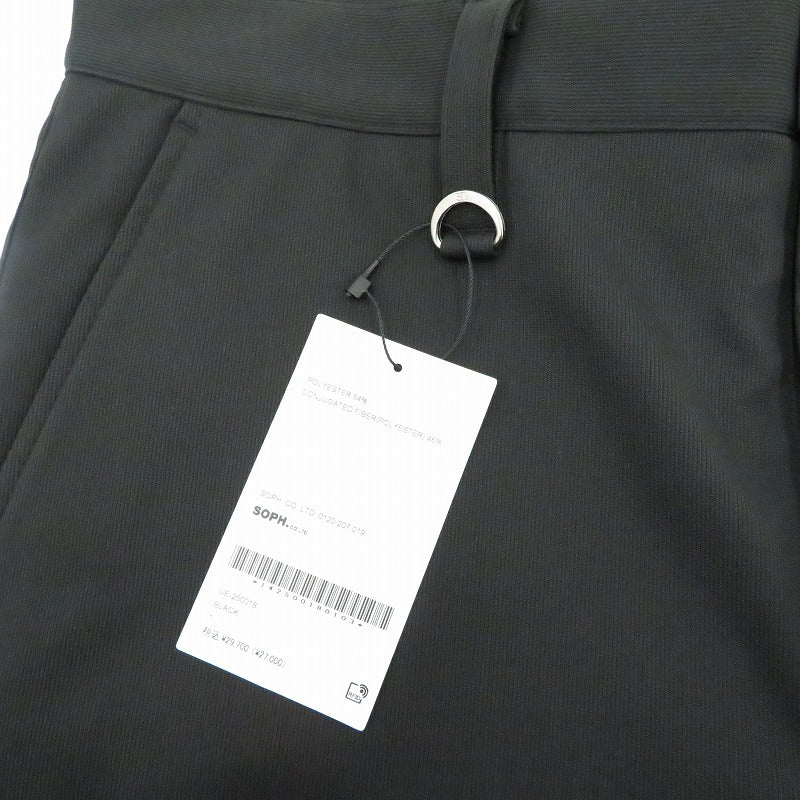 uniform experiment | ユニフォームエクスペリメント HIGH STRETCH PIQUE LONG PANTS パンツ UE-250018 ブラック サイズ：1【瀬戸大橋店】