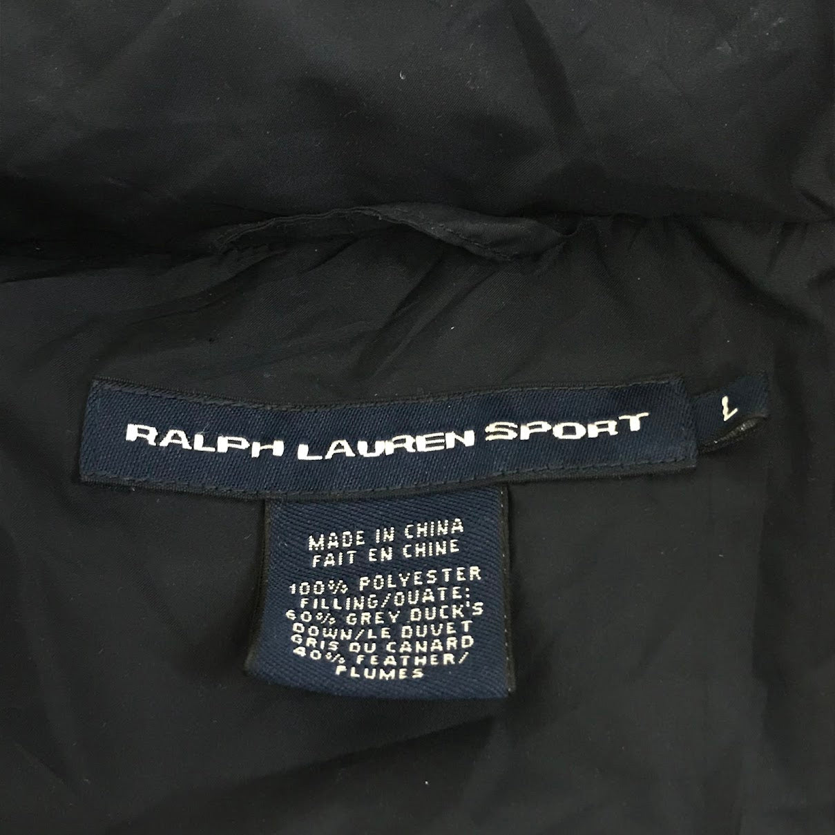 POLO SPORT RALPH LAUREN | ポロスポーツラルフローレン ダウンベスト ダウンベスト ネイビー サイズ：L【倉吉店】