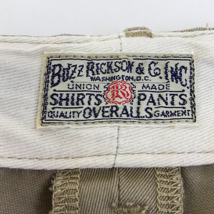 Buzz Rickson's | バズリクソンズ EARLY MILITARY CHINOS 1945 MODEL ハーフパンツ ショートパンツ BR52381 ベージュ サイズ：38【倉吉店】