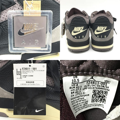 NIKE | ナイキ WMNS AIR JORDAN 3/A MA MANIERE(ア・マ・マニエール) スニーカー FZ4811-001 ブラック 27cm【倉吉店】