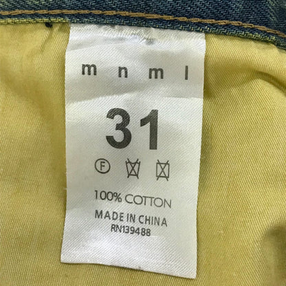 mnml | ミニマル フレアデニム デニムパンツ イエロー系 サイズ：31【倉吉店】