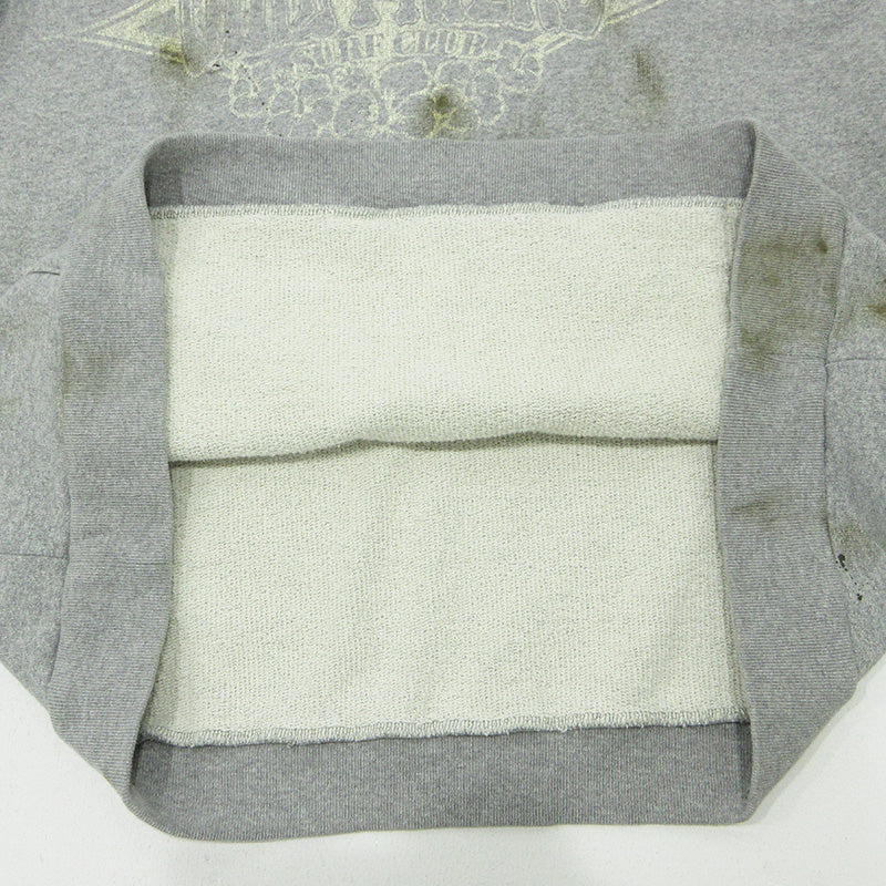 JUN NAKAYAMA | ジュンナカヤマ USED加工ロゴプリント長袖パーカー ダメージ加工 ペイント加工 パーカー JN-FW24-016 グレー サイズ：M【三重本店】