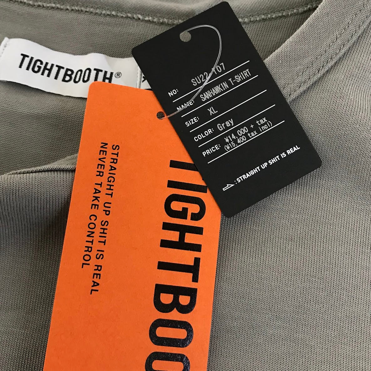 TIGHTBOOTH PRODUCTION | タイトブースプロダクション SANHAWKIN T-SHIRT 半袖Ｔシャツ SU22-T07 カーキ サイズ：XL【倉吉店】