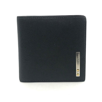 CARTIER | カルティエ サントス 二つ折り財布 ブラック【倉吉店】